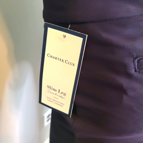 WITH TAGS Charter Club Slim Pants 4P - Picture 10 of 11